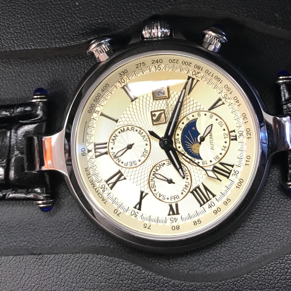 Steinhausen unisex Automatic Watch Silver Color